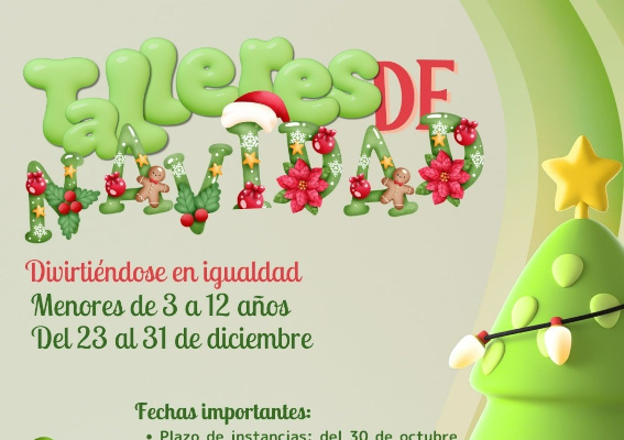 Talleres de Navidad. Divirtiéndose a igualdad